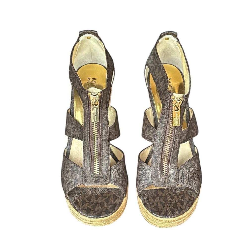MICHAEL Michael Kors Damita Zip Up Espadrille Wedges - Picture 5 of 11